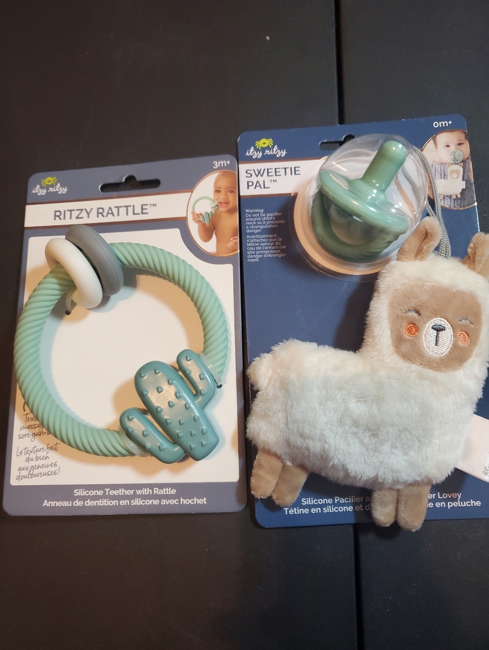 Baby Teether & Pacifier and Plush Set